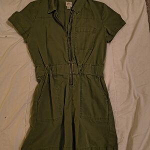 Olive Green Woman's One Piece